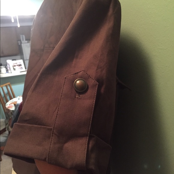 Short sleeve cotton Jacket. - Picture 3 of 4